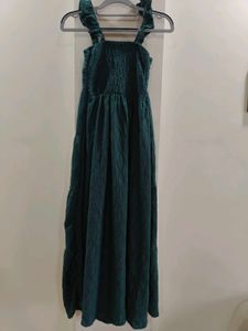 Green Tiered Maxi Dress