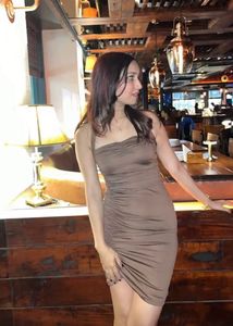 Brown Bodycon Dress