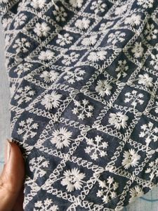 Patterned Cropped Jacket