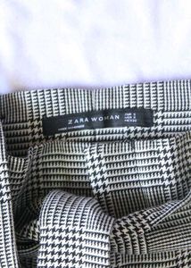 Zara Woman Houndstooth Pants