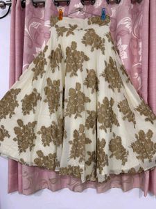 Floral Print Midi Skirt
