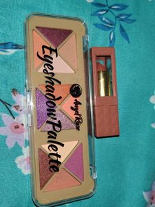 📌 eyeshadow palette and lipstick💄/combo🎀