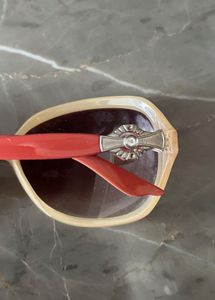 Cream &amp; Orange Sunglasses From Thailand