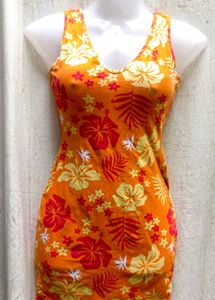 SEXY FLOWER PRINT BODYCON