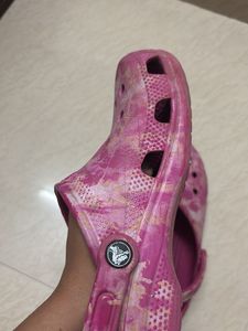 Pink Crocs
