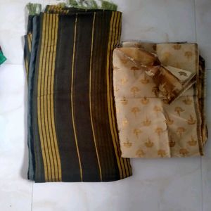 saari with blouse fabric