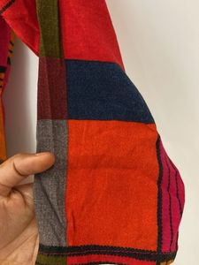 colourful check kurti