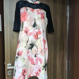 Floral Lace Detail Dress