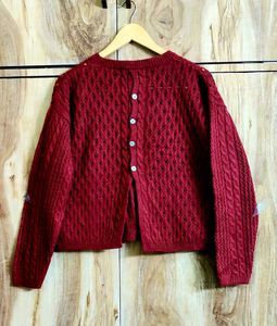 Maroon Sweater Size-42-44
