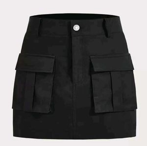Black Utility Pocket Mini Skirt – "LA CHIC PICK" P