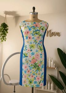Floral Print Sheath Dress