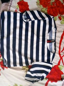 Striped Long Sleeve Top