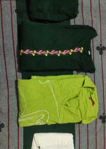 Combo kurta sets Green edition