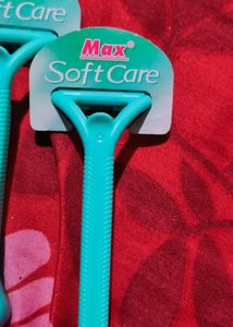 Softcare Disposable Shaving Razor For Men And Women (6pcs) Blue