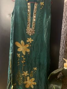 Designer Green Kurta