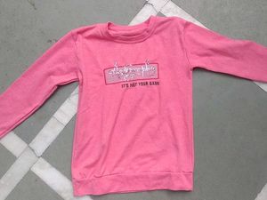 Full Sleeves Of Pink Tshirt