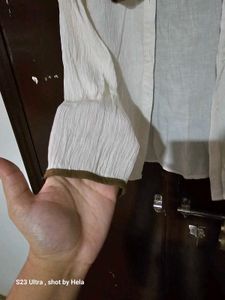 White Ruffle SHRUG fits 36-38