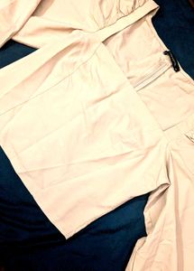 myntra corset type top square neck with back zip