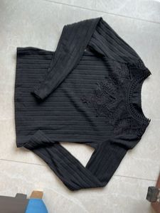 Black Lace Top