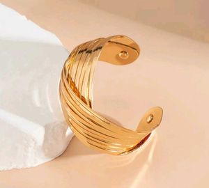 Elegant Gold Plated Designer Cuff