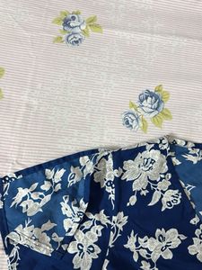 Navy blue Darzi Brand Slit dress/Kurta