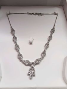 925silver Kalyan Jewellers Necklace Set