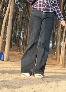 Flared Black Jeans