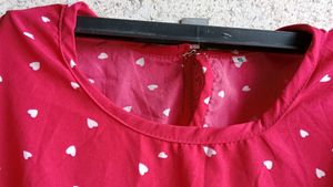Beautiful Red Peplum Top ♥️