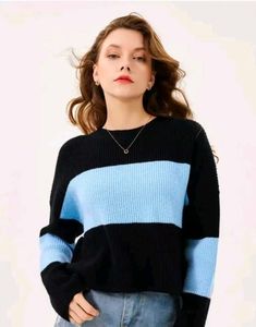 Stylish Color Block Sweatshirt