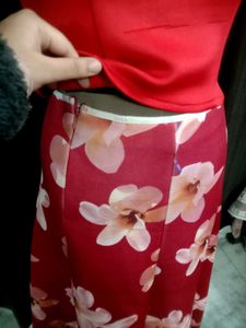 Floral Skirt+Top🎀❤️