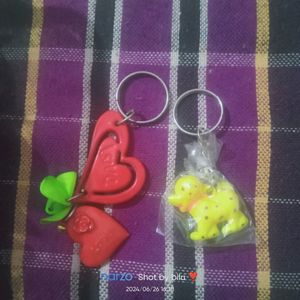 Combo Of Keychain For Bag And Keys