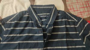 Highlander Blue &amp; White Check Cotton Shirt