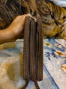 Colorful Beaded Pouch