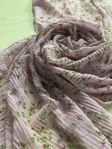 Pink Soft Crush Material Stole