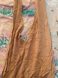 Checked White Ethnic Skirt