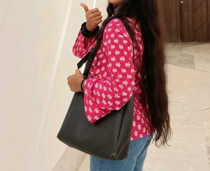 Pink kurti back side rope