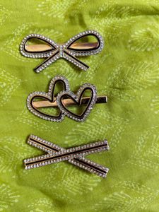 Sparkly Hair Clips (Set of 3)