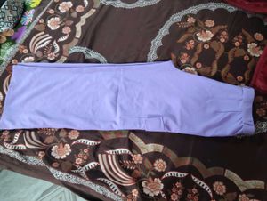 Lavender Wide Leg Cargo Pants