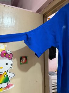 Elegant Blue Tunic Top