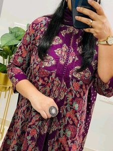Anarkali Kurti with Bottom and Dupatta