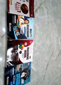 SSC 4 BOOKS (REASONING 2 BOOK, QUANT,NOBEL)