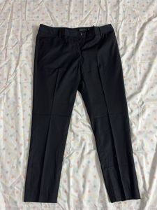Allen Solly Charcoal Grey Formal Trousers