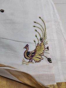 Dailywear Embroidered Saree