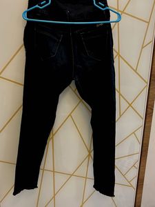 High Waist Black Jeans
