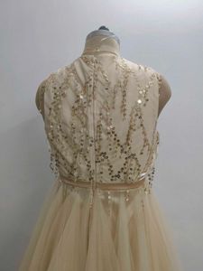 Sequin Tulle Mini Dress