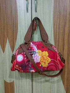 Desigual  Floral Print Handbag