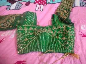 Red and Gold Dupatta
