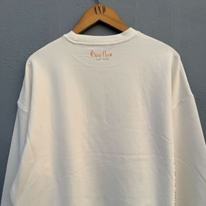 White Graphic Sweatshirt