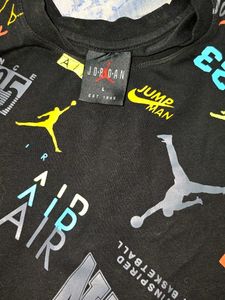 Nike Jordan All Over Print Black T-shirt
