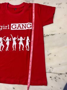 Girl Gang Red T-shirt
